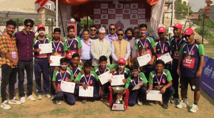 लुम्बिनी प्रदेशस्तरीय क्रिकेट प्रतियोगितामा रूपन्देही प्रथम 