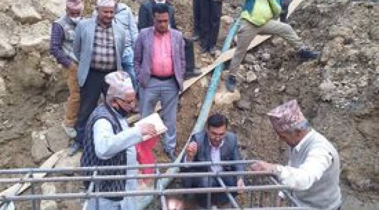  मन्त्री रायमाझी द्वारा दुई पुल शिलान्यास 