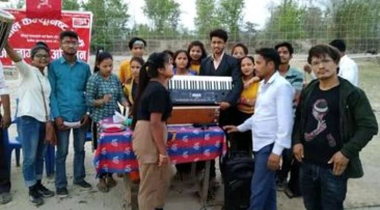 बिसु जनसांस्कृतिक परिवार जनताको घरदैलोमा 