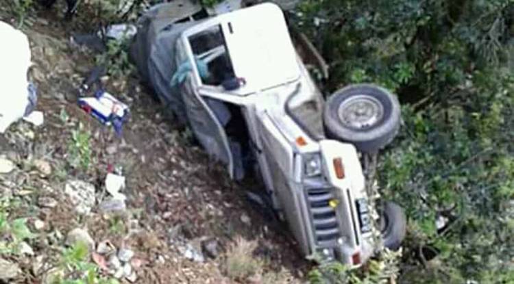 पाल्पाको निस्दीमा जीप दुर्घटना, ७ जना घाइते