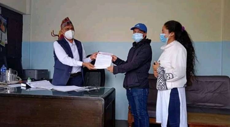 अखिल (क्रान्तिकारी) ले बुझायो विभिन्न मागसहितको ज्ञापनपत्र