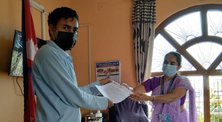 अखिल (क्रान्तिकारी) नवलपुरले बुझायो जिल्ला प्रशासन कार्यालयमा ज्ञापनपत्र