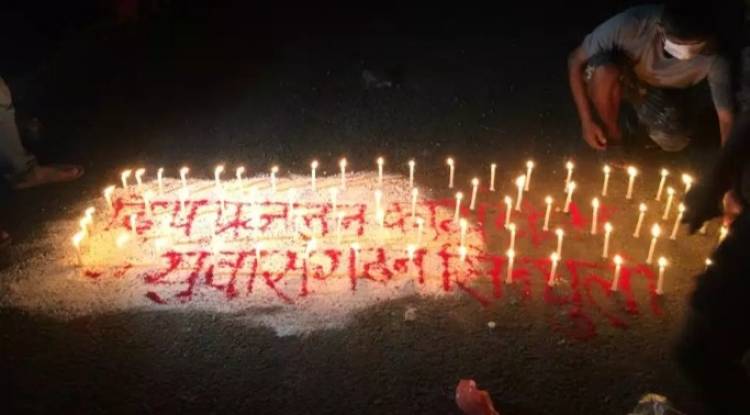 युवा संगठन नेपाल सिन्धुलीले गर्यो दीप प्रज्वलन 