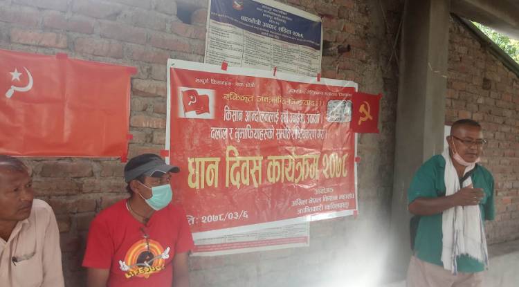 कपिलवस्तुमा धान दिवस कार्यक्रम सम्पन्न