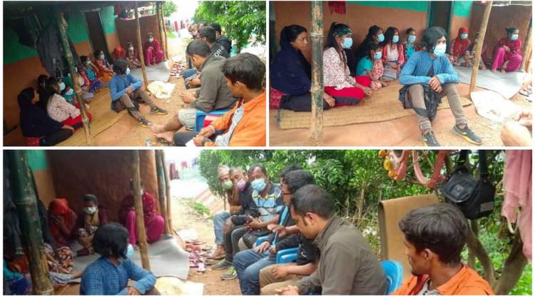 पाल्पाको रिब्दीकोटमा अखिल (क्रान्तिकारी) र दलित मुक्ति मोर्चाको समिति गठन