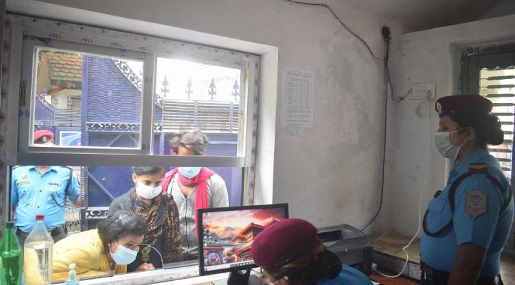 जिल्ला प्रहरी कार्यालय रुपन्देहीमा डिजिटल टोकन प्रणाली