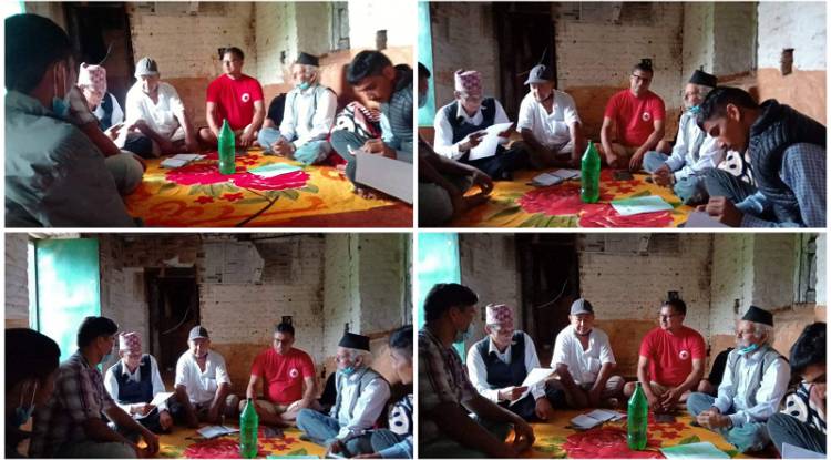 अखिल नेपाल किसान महासंघ क्रान्तिकारी पाल्पाको बैठक 