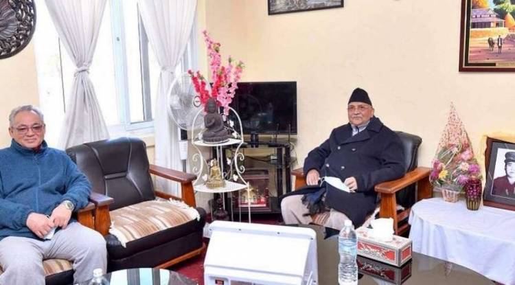 गृहमन्त्री थापा प्रधानमन्त्री ओलीकै पक्षमा