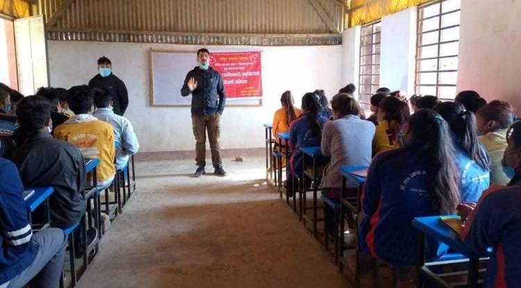 अर्घाखाँचीमा अखिल (क्रान्तिकारी)द्धारा अभियान सुरू