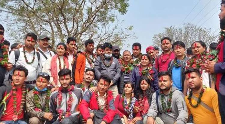 अखिल (क्रान्तिकारी) केन्द्रीय समितिलाई कपिलवस्तुमा विदाई कार्यक्रम 